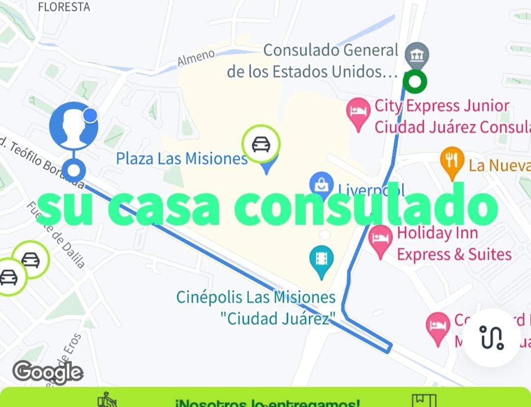 Апартаменты Casa Consulado Сьюдад-Хуарес Экстерьер фото